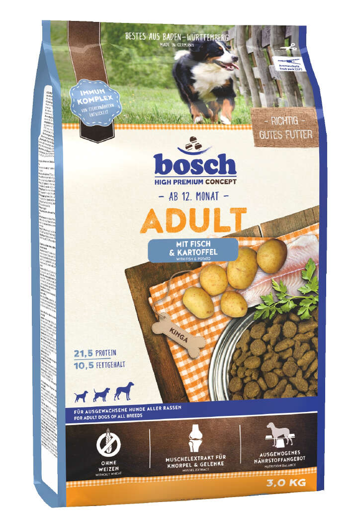 bosch Hunde-Trockenfutter Adult Fisch & Kartoffel